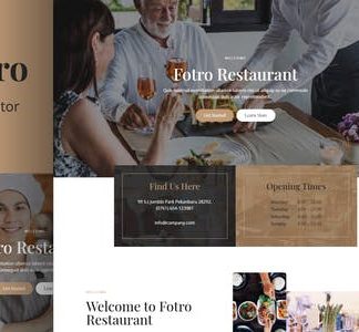 Fotro - Food & Restaurant Elementor Template Kit