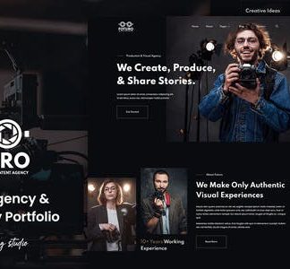 Foturo - Photography Portfolio & Creative Agency Elementor Template Kit