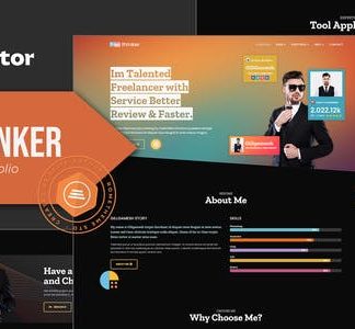 Freethinker - Freelancer & Portfolio Elementor Template Kit