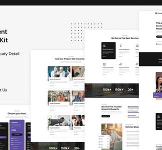 Fundle - Finance & Investment Manager Elementor Template Kit