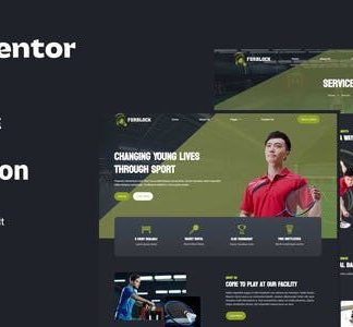 Furblock - Badminton Club  Elementor Template Kit