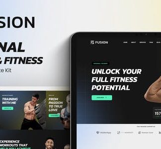 Fusion - Personal Trainer & Fitness Elementor Template Kit