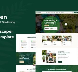 Gadden - Garden & Landscaping Elementor Template Kit