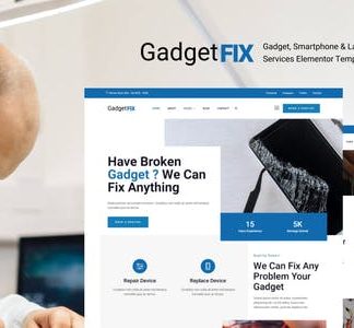 GadgetFIX - Gadget, Smartphone & Laptop Repair Services Template Kit