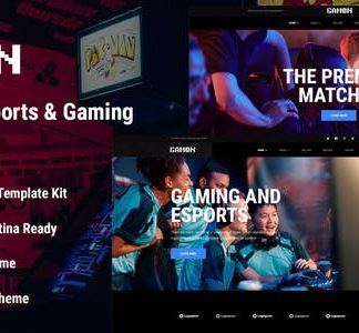 Gamon - eSports & Gaming Elementor Template Kit