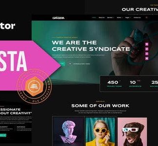 Gangsta - Creative Agency & Portfolio Elementor Template Kit