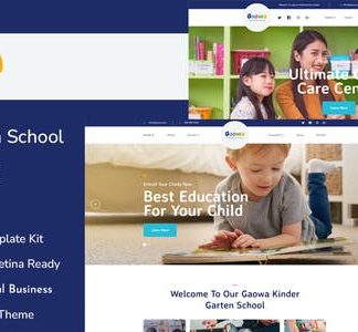 Gaowa - Kindergarten School Elementor Template Kit