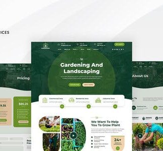 Gardenary - Lawn Garden Care Services Elementor Template Kit