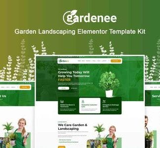 Gardenee - Landscaping & Garden Care Elementor Pro Template Kit
