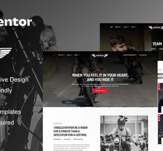 Gastruzo - Motorcycle Club Elementor Template Kit
