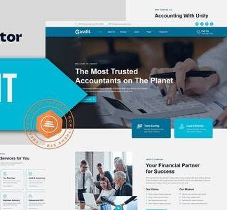 Gaudit - Accounting Firm Elementor Template Kit