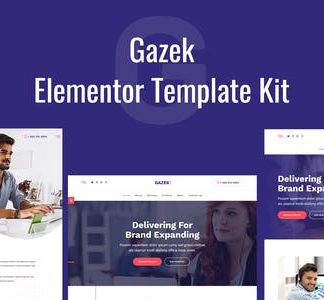 Gazek - Agency Portfolio Elementor Template Kit