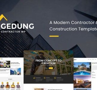 Gedung- Contractor & Building Construction Elementor Template Kit