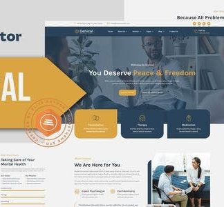 Genical - Mental Health & Therapy Elementor Template Kit