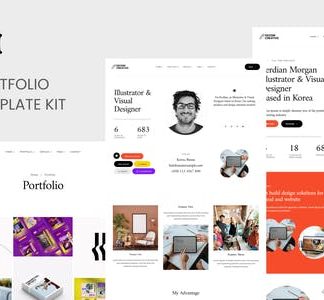 Geosm - Personal Portfolio Elementor Template Kits