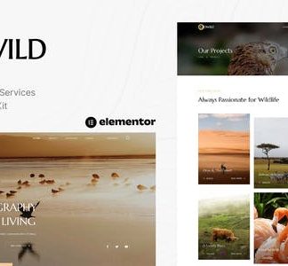 Geowild - Wildlife Photography Services Elementor Template Kit