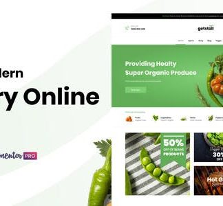 Getstall - Grocery Store Elementor Template Kit