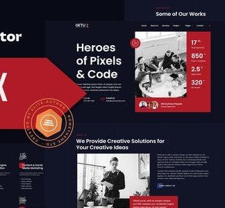 Getux - Modern Digital Agency Elementor Template Kit