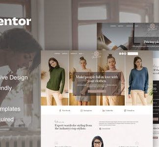 Glamourista - Fashion Designer Elementor Template Kit