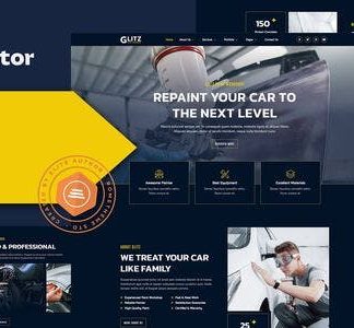Glitz - Car Painting & Restoration Elementor Template Kit