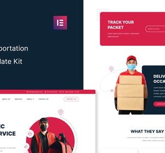 Gloy - Logistic & Transportation Delivery Elementor Template Kit
