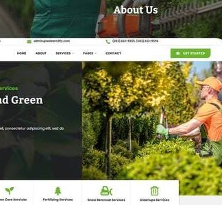 Gnome - Lawn & Garden Care Services Elementor Template Kit