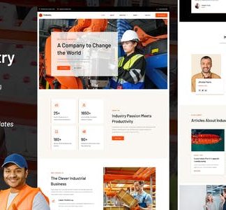 Godustry - Industry & Manufacturing Elementor Template Kit