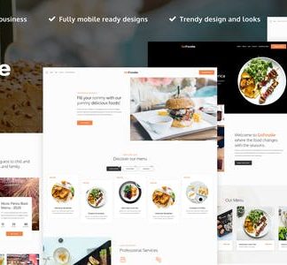 GoFoodie - Cafe & Restaurant Elementor Template Kit