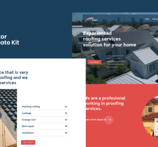 Gogos - Roofing Contractor Elementor Template Kit