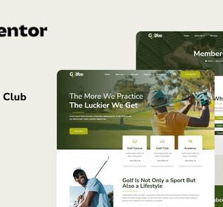 Golfee - Golf Course & Club Elementor Template Kit