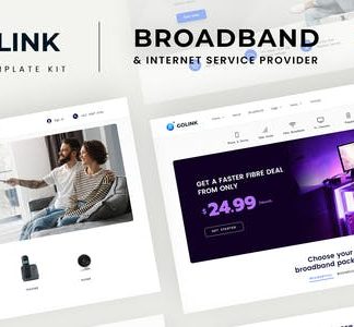 Golink - Broadband & Internet Service Provider Template Kit
