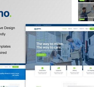 Gomo - Moving Company Elementor Template Kit
