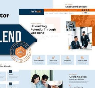 Goodlend - Venture Capital & Investment Elementor Template Kit