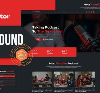 Goodsound - Podcaster Elementor Template Kit