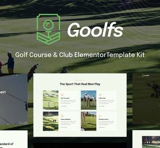 Goolfs - Golf Course & Club Elementor Template Kit