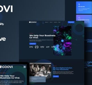 Goovi - Creative Agency & Digital Marketing Elementor Template Kits