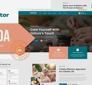 Goveda - Ayurveda Treatment Elementor Template Kit