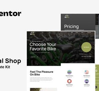 Gowes - Bike Rental Shop Elementor Template Kit