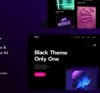 Grasp - Creative Portfolio & Agency Elementor Template Kit