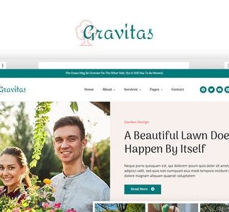 Gravitas - Garden & Landscape Design Elementor Template Kit