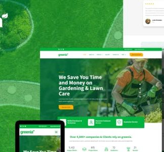 Greenia - Landscape & Gardening Elementor Template Kit