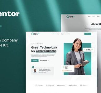 GreIT – IT Solutions & Tech Company Elementor Template Kit