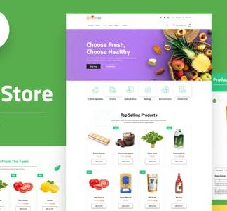 Grocerex - Grocery Store Elementor Pro Template Kit