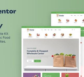 Grochy – Organic Food & Grocery Store Elementor Template Kit
