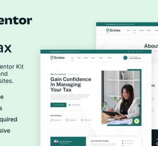 Grotax – Tax Advisor & Consulting Firm Elementor Template Kit
