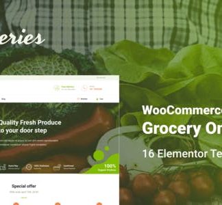 Growceries - Food & Grocery Store Elementor Template Kit