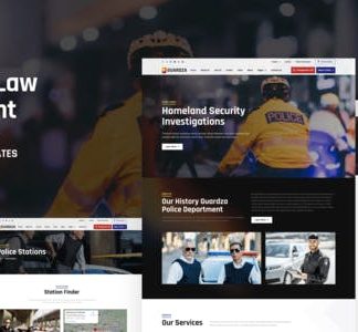 Guardza - Security & Law Enforcement Elementor Template Kit
