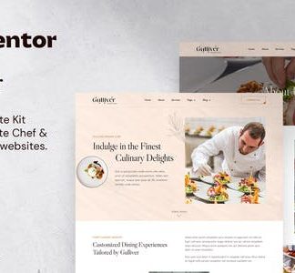 Gulliver – Private Chef & Personal Dining Services Elementor Template Kit