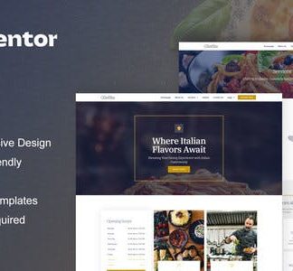 Gustoita - Italian Restaurant Elementor Template Kit