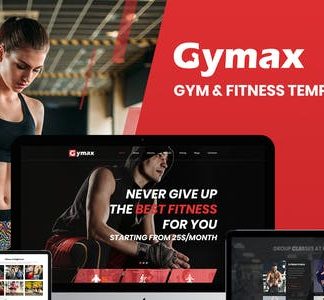 Gymax - Gym & Fitness  Elementor Template Kit
